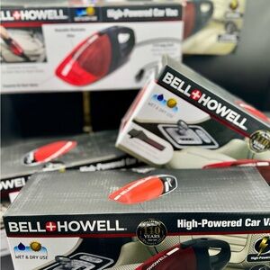 Bell + Howell High Powered Car Vacuum – Wet & Dry, 12V Corded